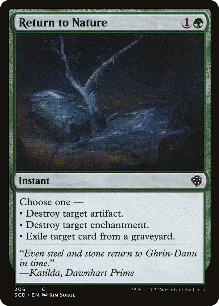 Return to Nature - [Starter Commander Decks]