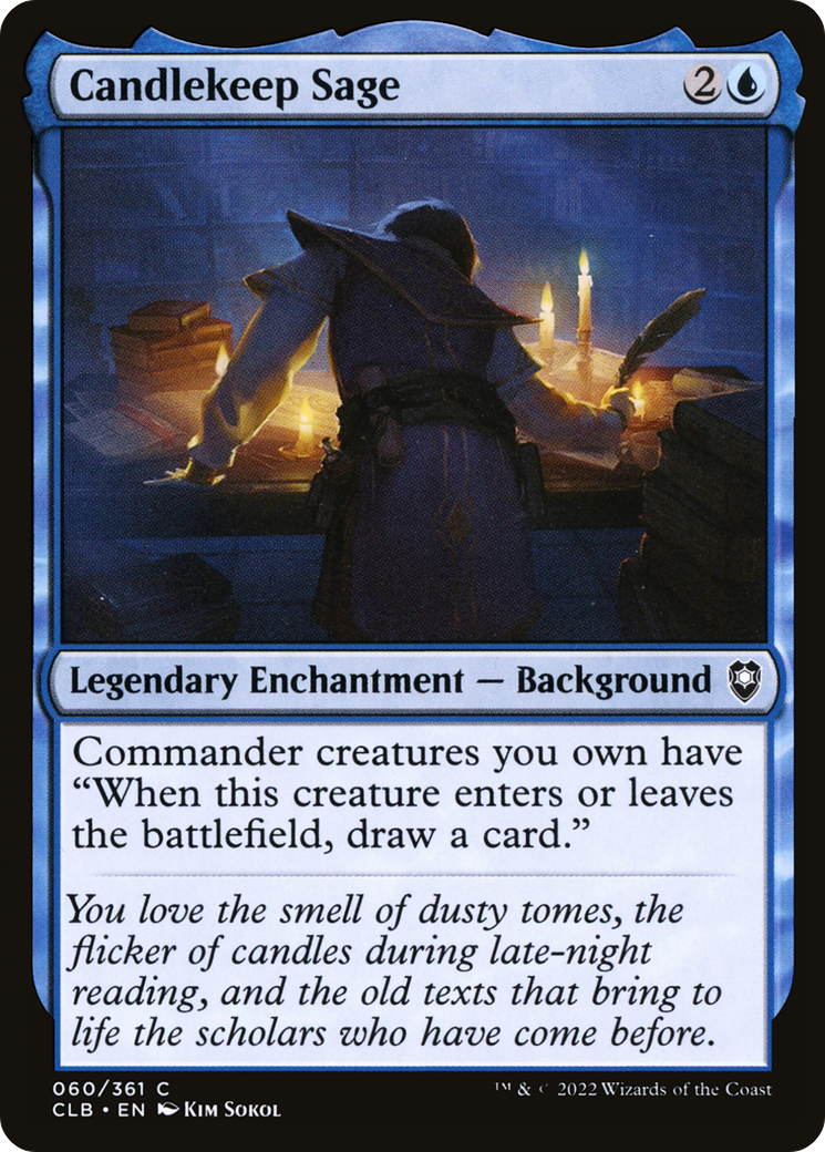 Candlekeep Sage - Commander Legends: Battle for Baldur's Gate