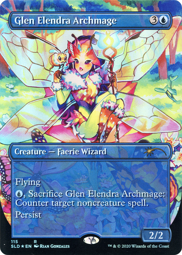 Glen Elendra Archmage (Borderless) [Secret Lair Drop] Foil