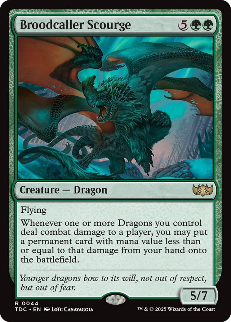 Broodcaller Scourge - Commander: Tarkir: Dragonstorm