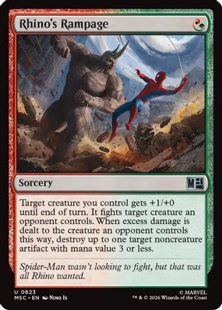 Rhino's Rampage - Commander: Marvel Super Heroes