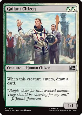 Gallant Citizen - Commander: Marvel Super Heroes