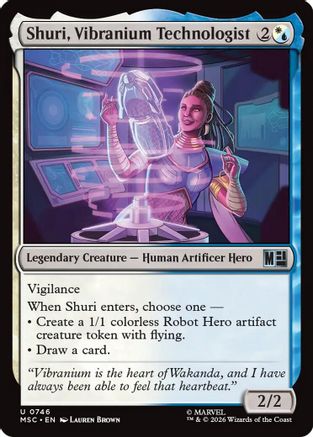 Shuri, Vibranium Technologist [Commander: Marvel Super Heroes] Foil