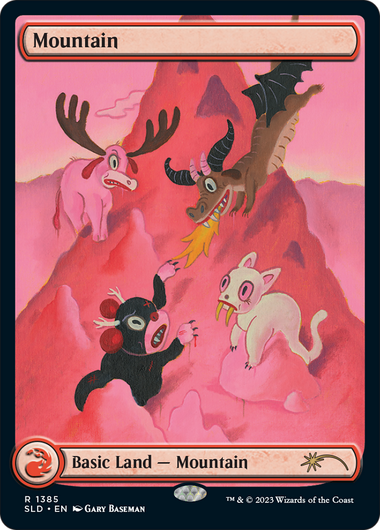 Mountain (1385) [Secret Lair Drop]: (Full Art)