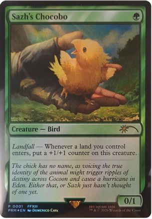 Sazh's Chocobo [Unique and Miscellaneous Promos] Foil