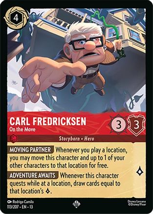 Carl Fredricksen - On the Move (113/204) [Attack of the Vine] Cold Foil