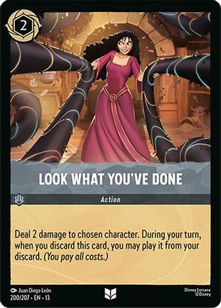 Look What You've Done (200/204) [Attack of the Vine] Cold Foil