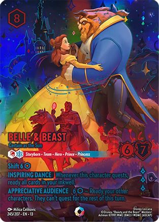 Belle & Beast - Certain as the Sun (Iconic) (245/204) [Attack of the Vine] Holofoil