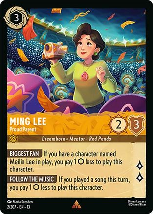 Ming Lee - Proud Parent (2/204) [Attack of the Vine] Cold Foil