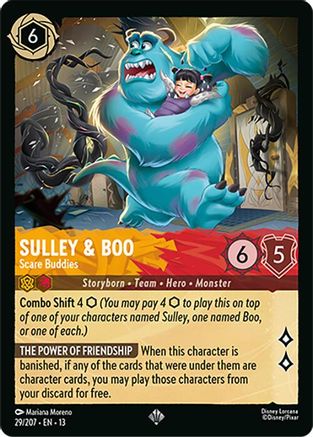 Sulley & Boo - Scare Buddies (29/204) [Attack of the Vine]