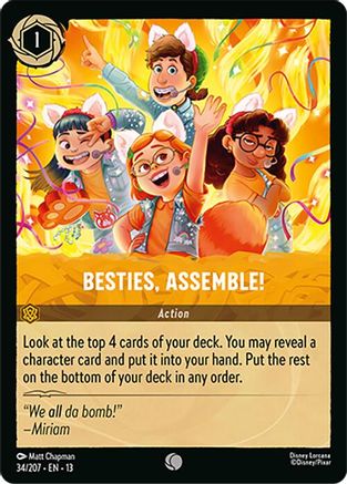 Besties, Assemble! (34/204) [Attack of the Vine] Cold Foil