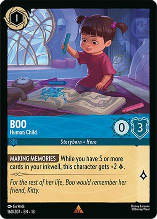 Boo - Human Child (160/204) [Attack of the Vine] Cold Foil