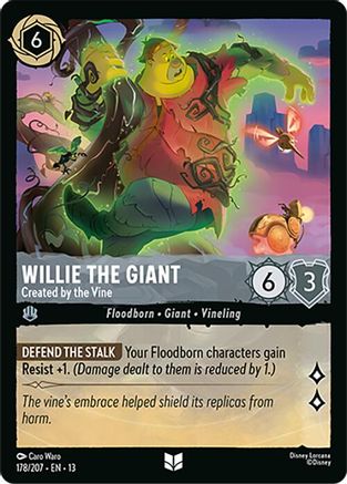 Willie the Giant - Created by the Vine (178/204) [Attack of the Vine]