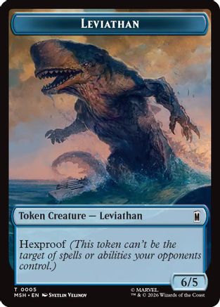 Leviathan // Food Double-Sided Token [Marvel Super Heroes] Foil