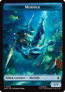 Merfolk // Doombot Double-Sided Token [Marvel Super Heroes]