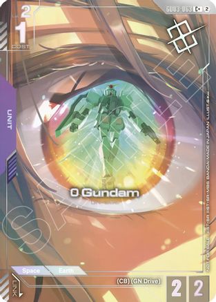 0 Gundam (Store Tournament Winner Pack 05) (GD03-063) [Gundam Promotional Cards] Holofoil