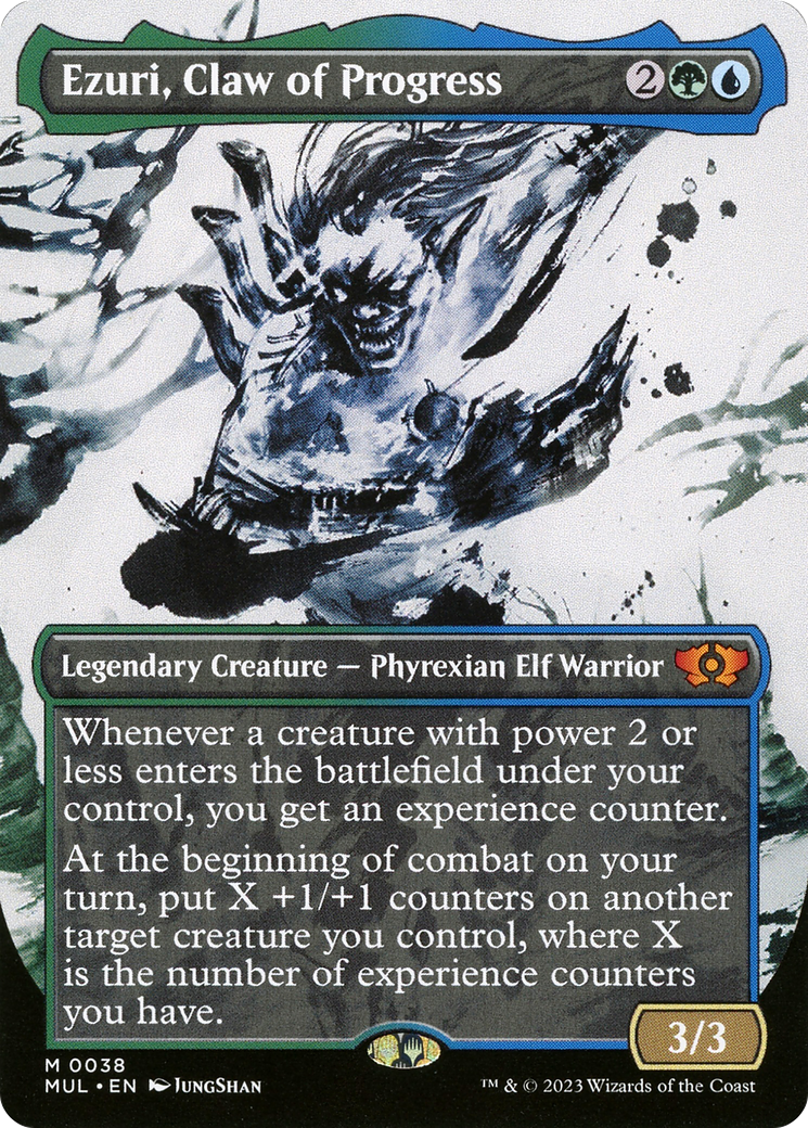 Ezuri, Claw of Progress: (Showcase) (Borderless) [Multiverse Legends]