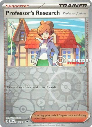 Professor's Research - 085/086 [Professor Juniper] [Professor Program Promos] - Reverse Holofoil