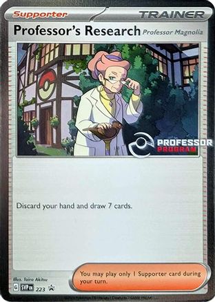 Professor's Research - 223 [Professor Magnolia] [Professor Program Promos] - Holofoil