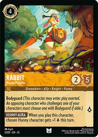 Rabbit - Hunny Paladin (5/204) [Attack of the Vine]