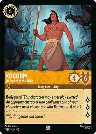 Kocoum - Defender of the Tribe (11/204) [Attack of the Vine] Cold Foil