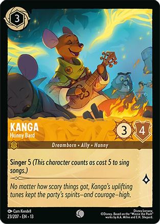 Kanga - Hunny Bard (23/204) [Attack of the Vine] Cold Foil