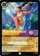 Pocahontas & Meeko - Adventurous Friends (27/204) [Attack of the Vine] Cold Foil