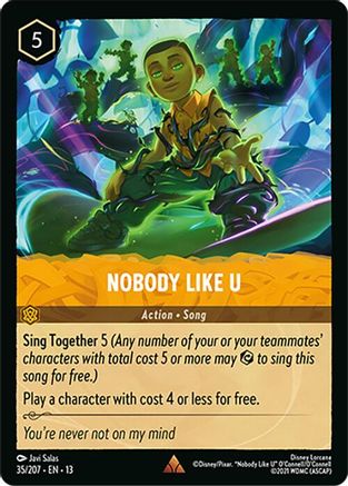 Nobody Like U (35/204) [Attack of the Vine] Cold Foil