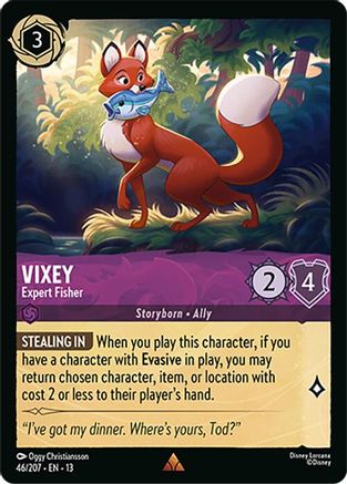 Vixey - Expert Fisher (46/204) [Attack of the Vine] Cold Foil