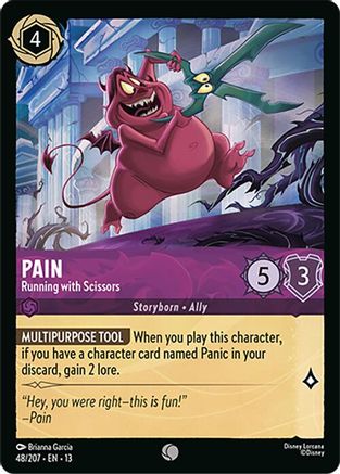 Pain - Running with Scissors (48/204) [Attack of the Vine] Cold Foil