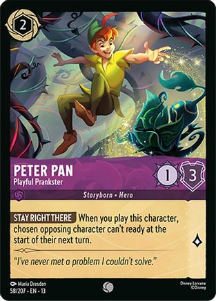 Peter Pan - Playful Prankster (58/204) [Attack of the Vine]