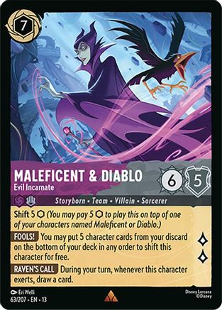 Maleficent & Diablo - Evil Incarnate (63/204) [Attack of the Vine]