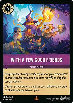 With a Few Good Friends (65/204) [Attack of the Vine] Cold Foil