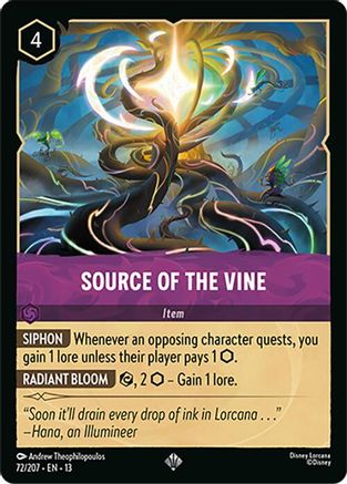 Source of the Vine (72/204) [Attack of the Vine] Cold Foil