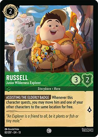 Russell - Junior Wilderness Explorer (82/204) [Attack of the Vine] Cold Foil