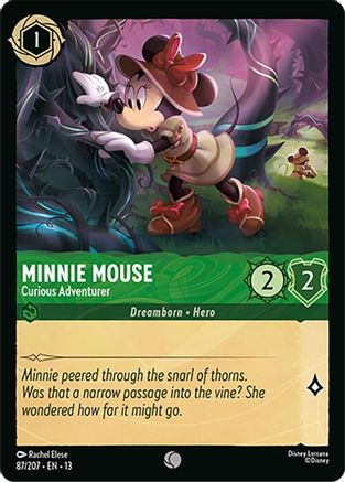 Minnie Mouse - Curious Adventurer (87/204) [Attack of the Vine] Cold Foil