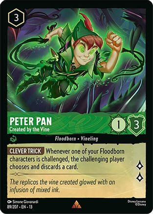 Peter Pan - Created by the Vine (89/204) [Attack of the Vine]
