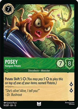 Posey - Vampire Potato (91/204) [Attack of the Vine] Cold Foil