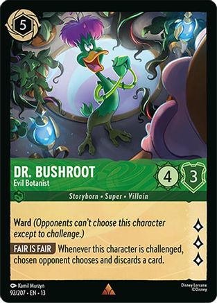 Dr. Bushroot - Evil Botanist (92/204) [Attack of the Vine]