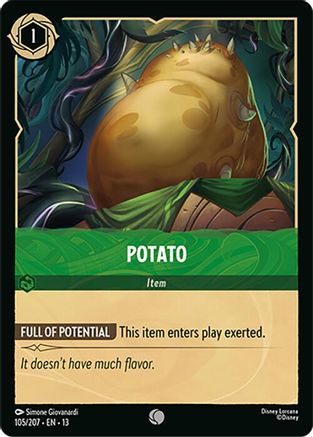 Potato (105/204) [Attack of the Vine] Cold Foil