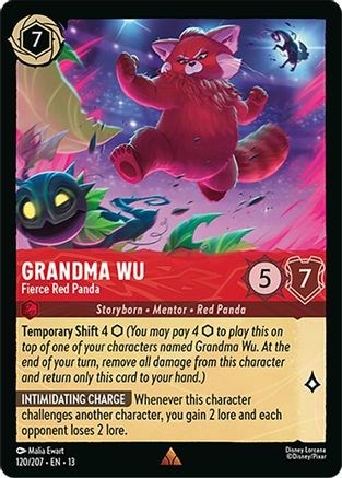 Grandma Wu - Fierce Red Panda (120/204) [Attack of the Vine]