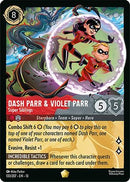 Dash Parr & Violet Parr - Super Siblings (133/204) [Attack of the Vine] Cold Foil