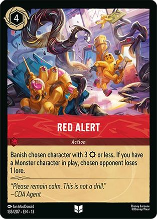 Red Alert (135/204) [Attack of the Vine] Cold Foil