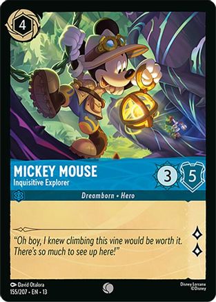 Mickey Mouse - Inquisitive Explorer (155/204) [Attack of the Vine]