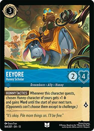 Eeyore - Hunny Scholar (164/204) [Attack of the Vine]