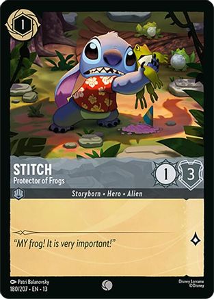 Stitch - Protector of Frogs (180/204) [Attack of the Vine]