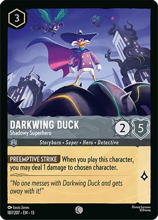 Darkwing Duck - Shadowy Superhero (187/204) [Attack of the Vine] Cold Foil