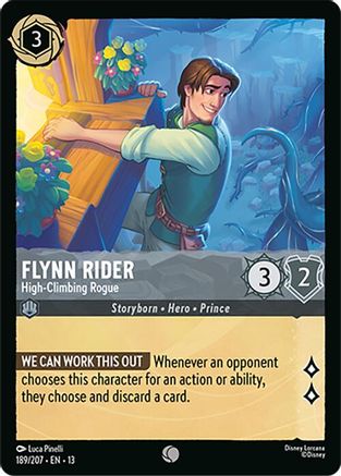 Flynn Rider - High-Climbing Rogue (189/204) [Attack of the Vine] Cold Foil
