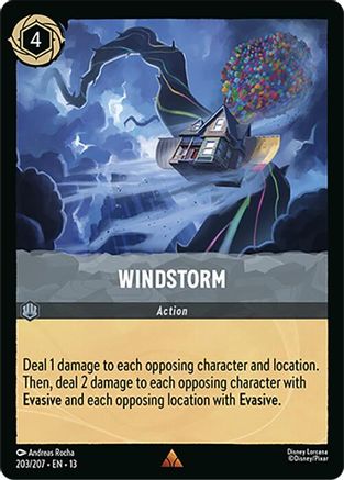 Windstorm (203/204) [Attack of the Vine] Cold Foil