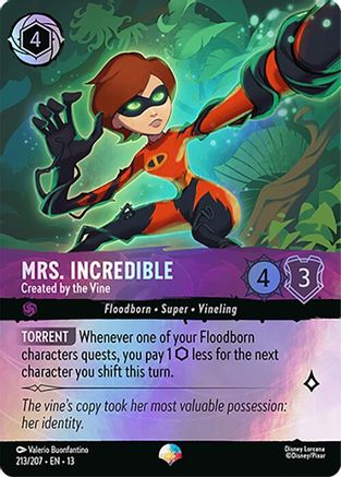 Mrs. Incredible - Created by the Vine (Epic) (213/204) [Attack of the Vine] Holofoil